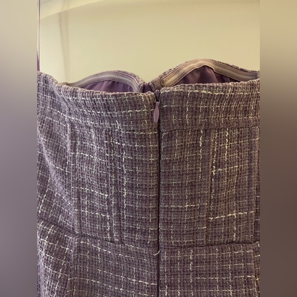 AQUA x Maeve Reilly Tweed Bustier Dress - Picture 8 of 8